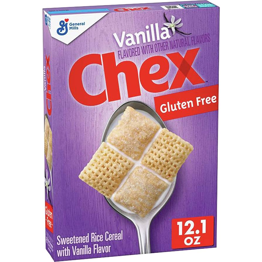 Vanilla　0206 Amazon.com: Vanilla Chex Cereal, Gluten Free, 12.1 oz